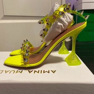 AMINA MUADDI💎JULIA GLASS💎 SIZE 9
